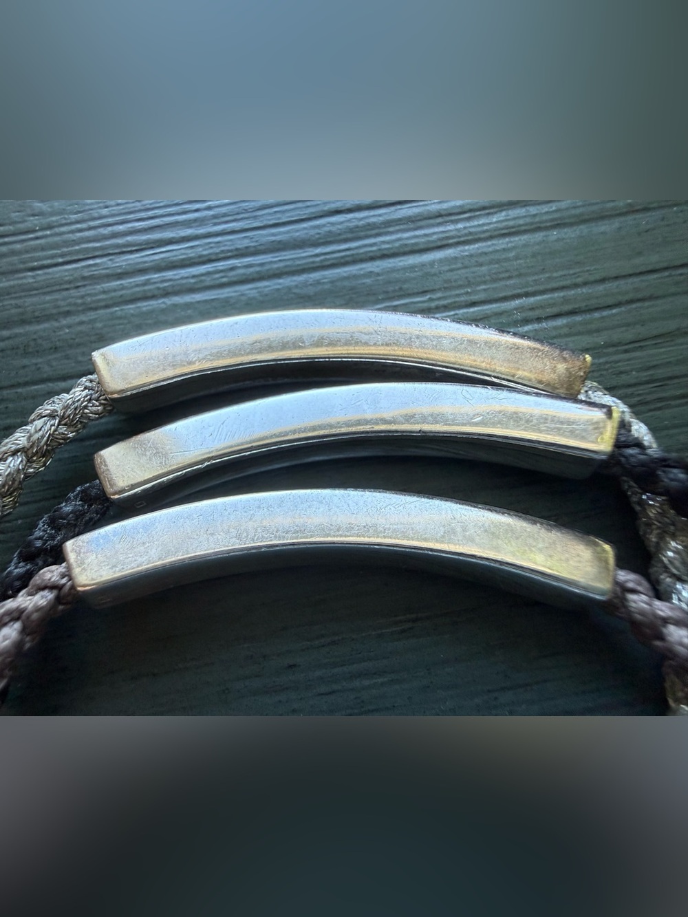 Monica Vinader Linear Friendship Bracelet x 3 Pre-Engraved! - Picture 4 of 5